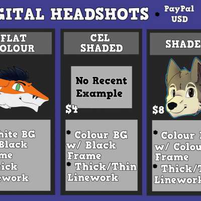 Digital Headshot Commissions Profile Picture